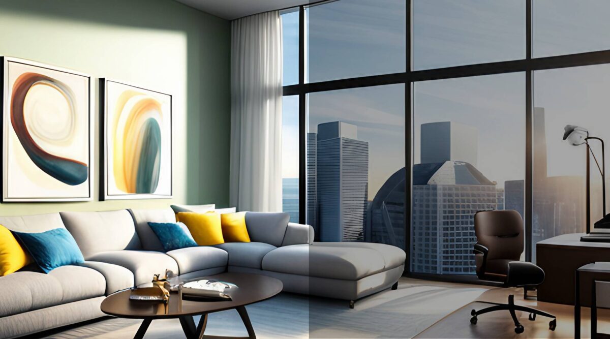 tinted window film image