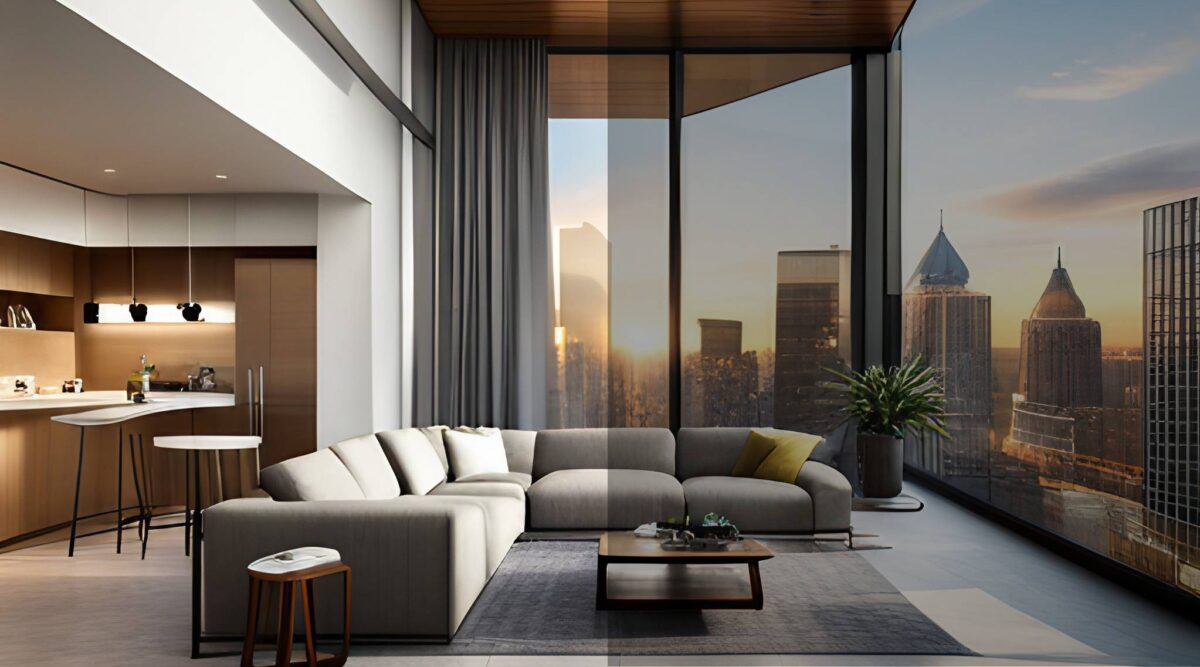 tinted window film image