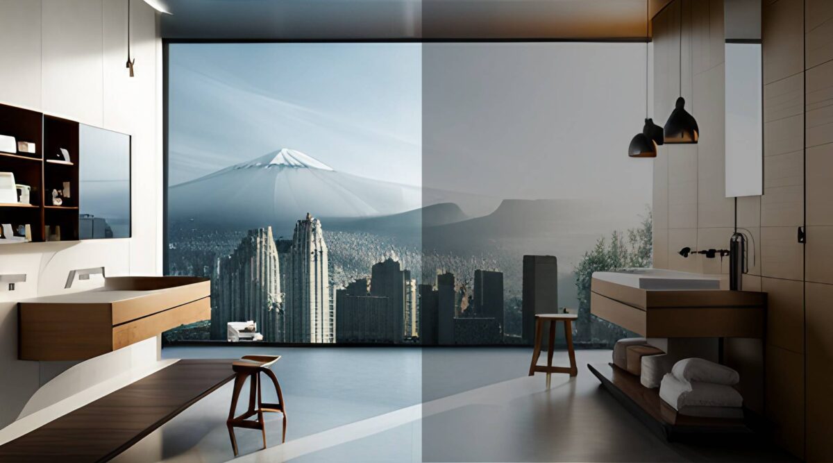 tinted window film image